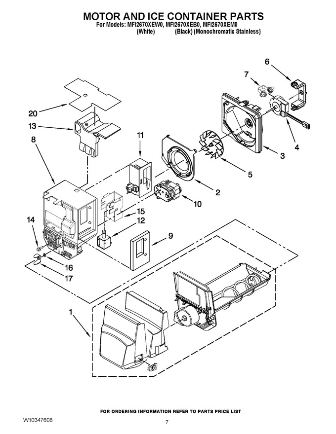 Diagram for MFI2670XEW0