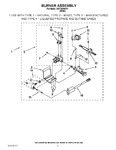 Diagram for 15 - Burner Assembly