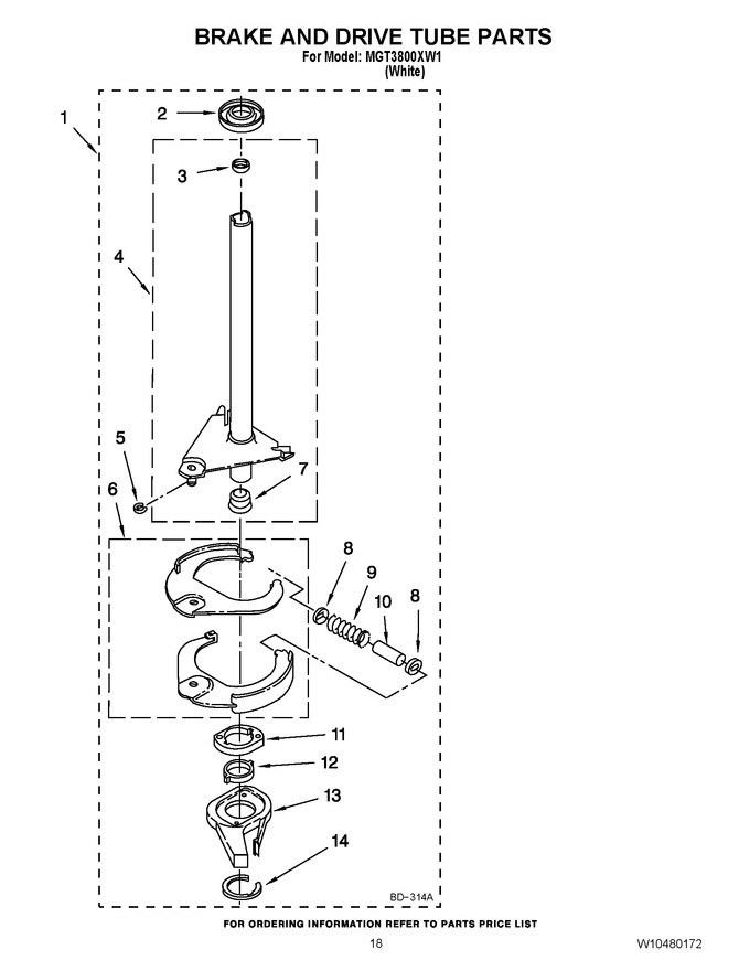 Diagram for MGT3800XW1