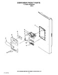 Diagram for 08 - Dispenser Front Parts