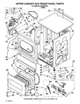 Diagram for 03 - Upper Cabinet And Front Panel Parts