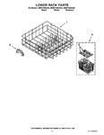 Diagram for 10 - Lower Rack Parts