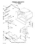 Diagram for 02 - Freezer Liner Parts