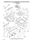 Diagram for 02 - Evaporator, Ice Cutter Grid And Water Parts