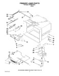 Diagram for 02 - Freezer Liner Parts