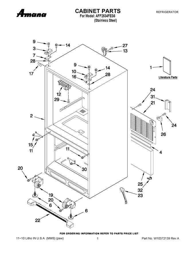 Diagram for AFF2534FES6