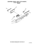 Diagram for 02 - Control Panel And Latch Parts