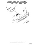 Diagram for 02 - Control Panel And Latch Parts