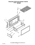 Diagram for 08 - Freezer Door And Basket Parts