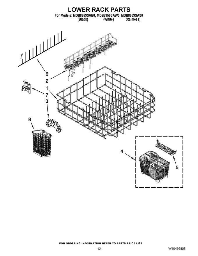 Diagram for MDB8959SAW0