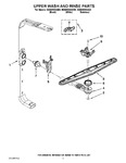 Diagram for 07 - Upper Wash And Rinse Parts