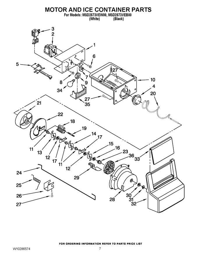 Diagram for MSD2573VEW00