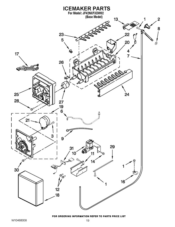 Diagram for JF42NXFXDW02