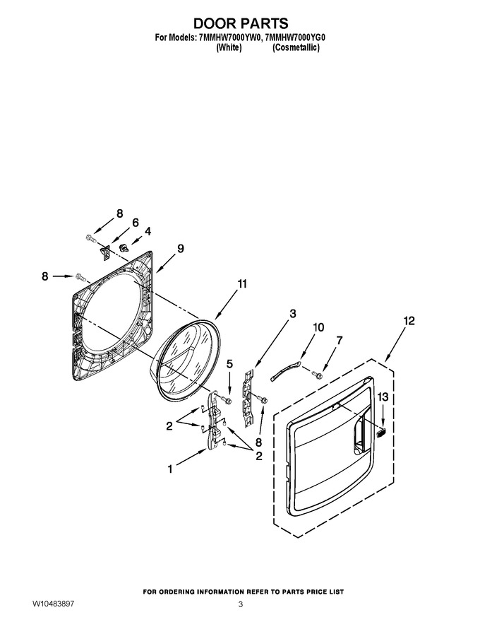 Diagram for 7MMHW7000YW0