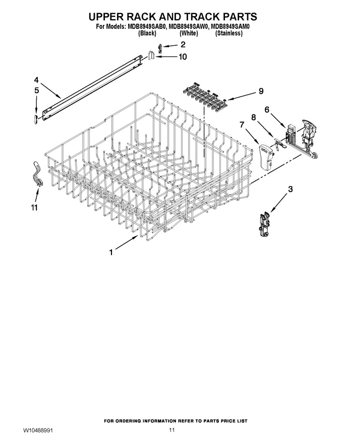 Diagram for MDB8949SAW0