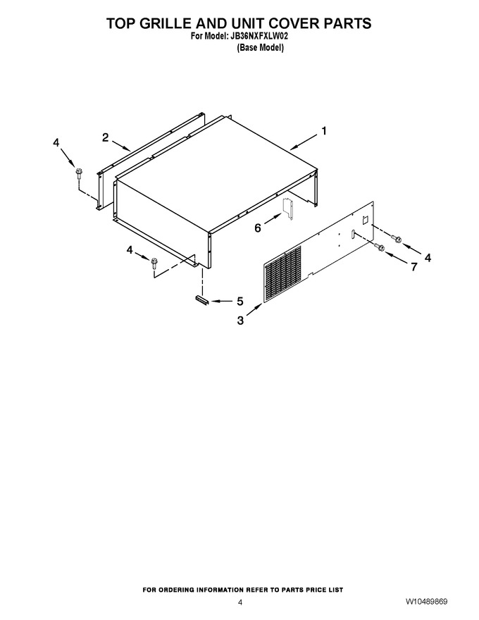 Diagram for JB36NXFXLW02