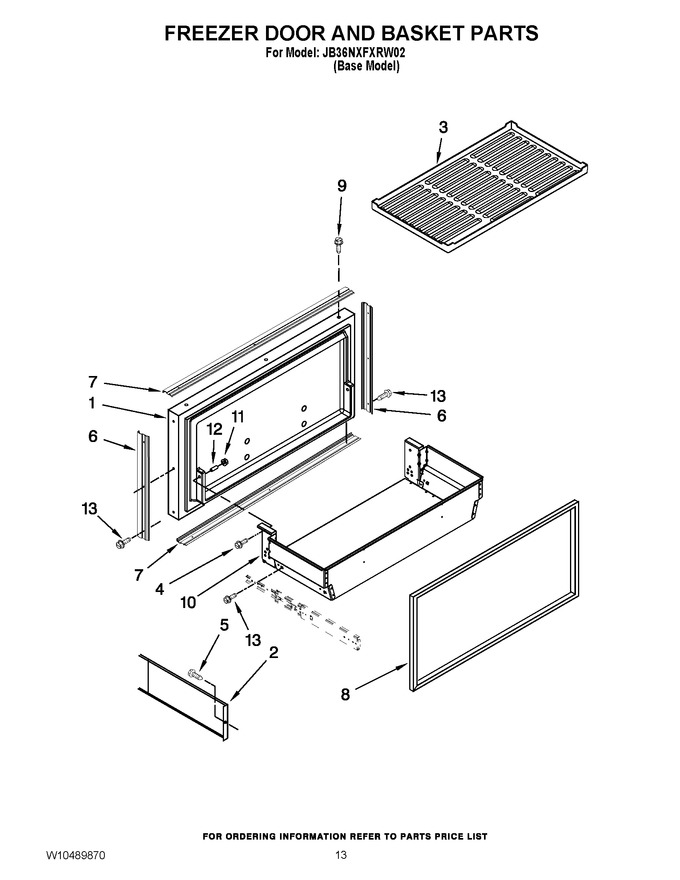 Diagram for JB36NXFXRW02