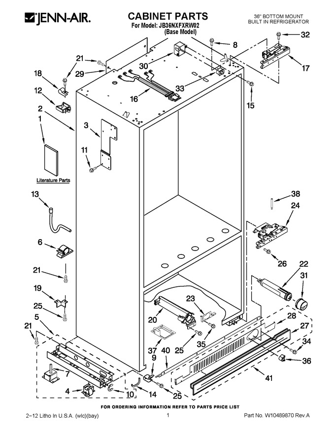 Diagram for JB36NXFXRW02