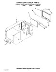 Diagram for 03 - Lower Oven Door Parts