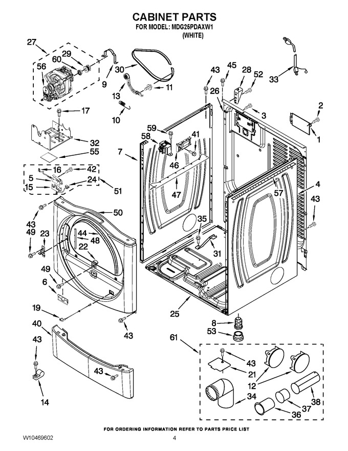 Diagram for MDG25PDAXW1