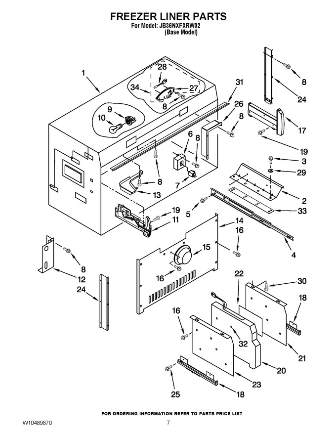 Diagram for JB36NXFXRW02