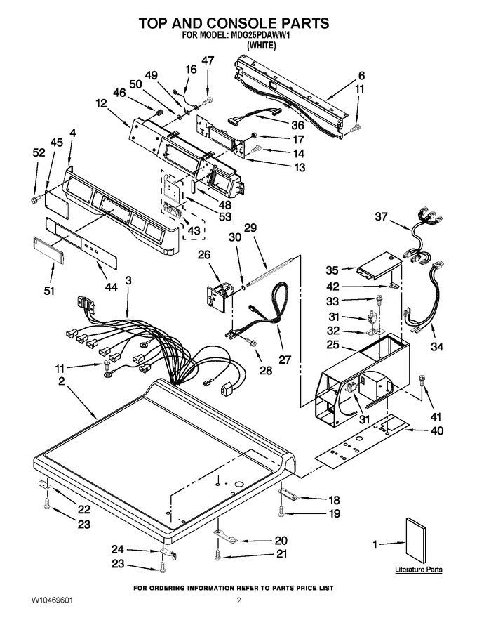 Diagram for MDG25PDAWW1