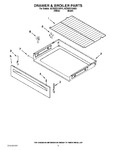 Diagram for 04 - Drawer & Broiler Parts