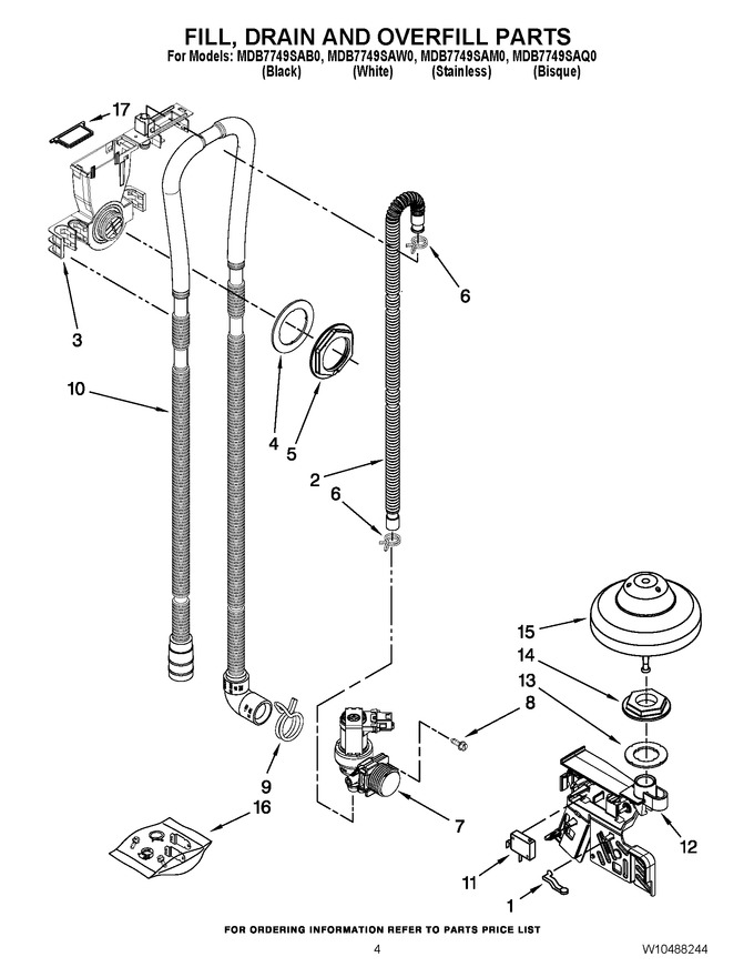 Diagram for MDB7749SAW0