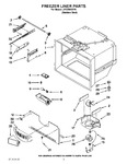 Diagram for 02 - Freezer Liner Parts