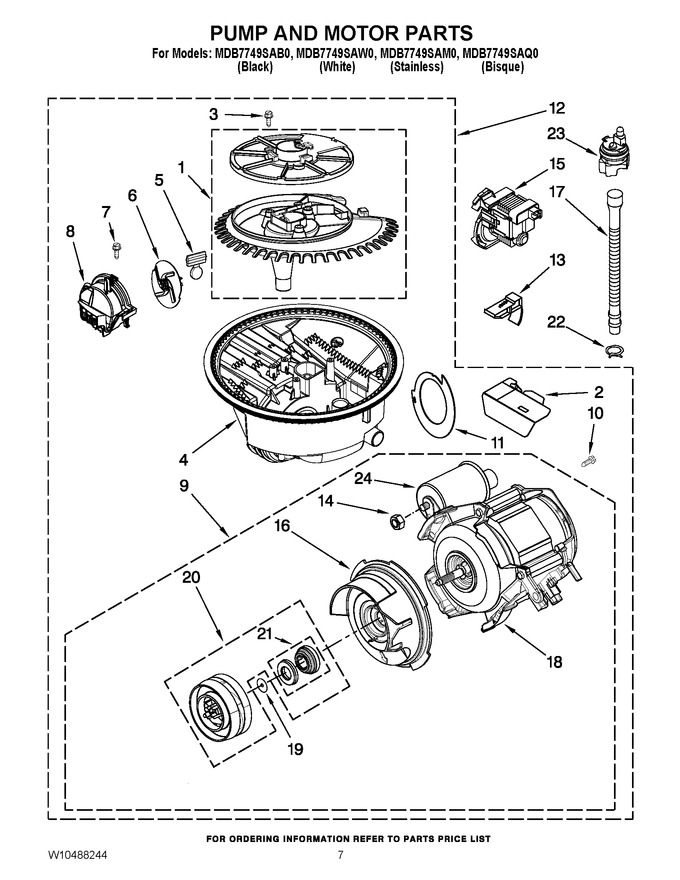 Diagram for MDB7749SAW0