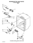 Diagram for 03 - Refrigerator Liner Parts