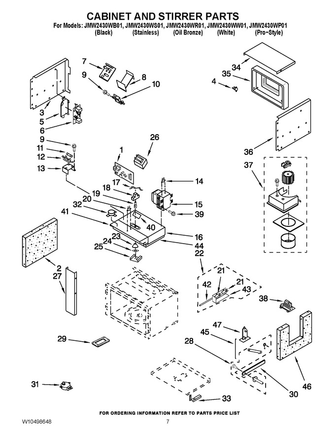 Diagram for JMW2430WS01