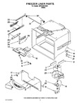 Diagram for 02 - Freezer Liner Parts