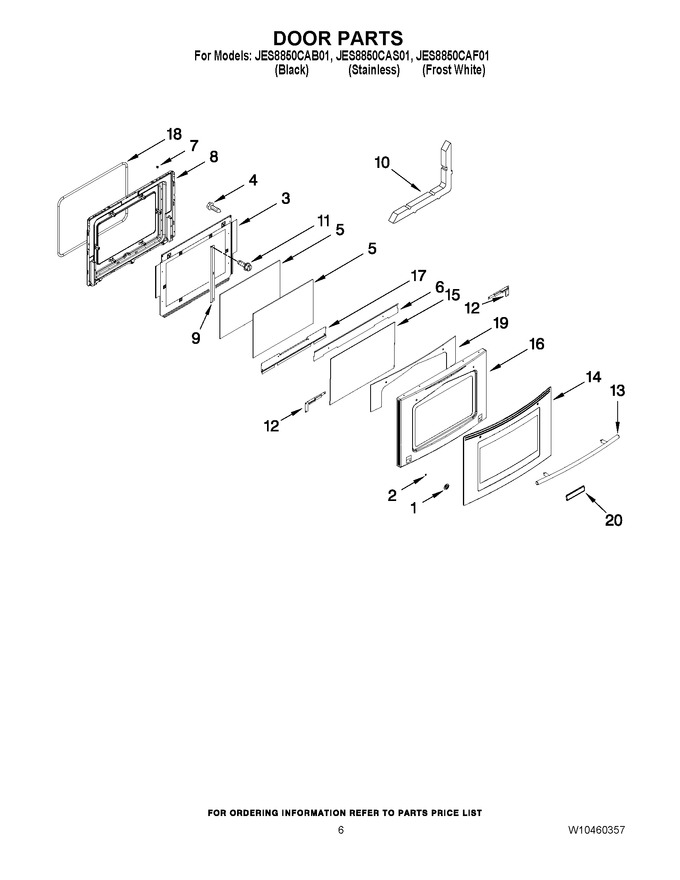 Diagram for JES8850CAS01