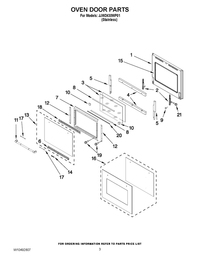 Diagram for JJW2430WP01