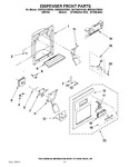 Diagram for 08 - Dispenser Front Parts