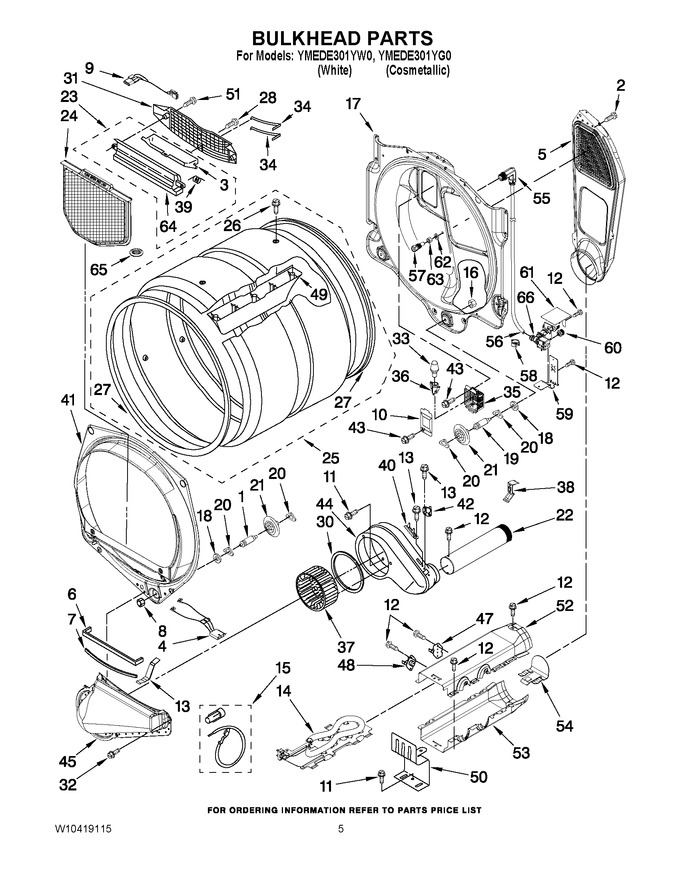 Diagram for YMEDE301YW0