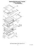 Diagram for 03 - Refrigerator Shelf Parts