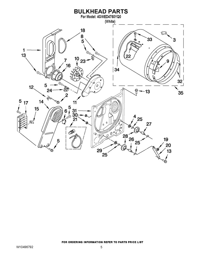 Diagram for 4GWED4750YQ0