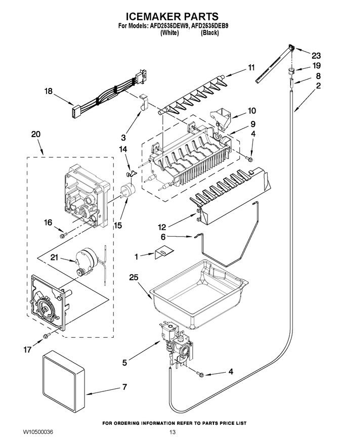 Diagram for AFD2535DEB9