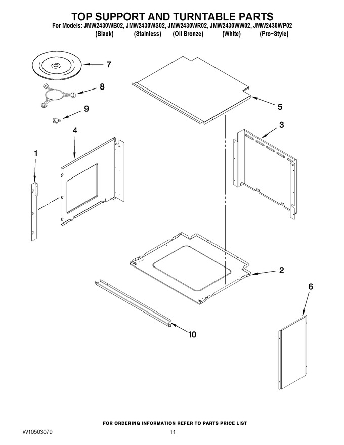 Diagram for JMW2430WP02