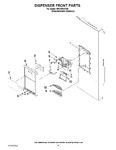 Diagram for 08 - Dispenser Front Parts