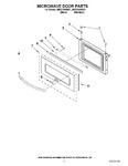 Diagram for 03 - Microwave Door Parts