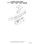 Diagram for 02 - Control Panel Parts