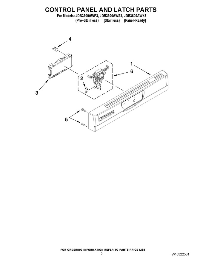 Diagram for JDB3600AWP3