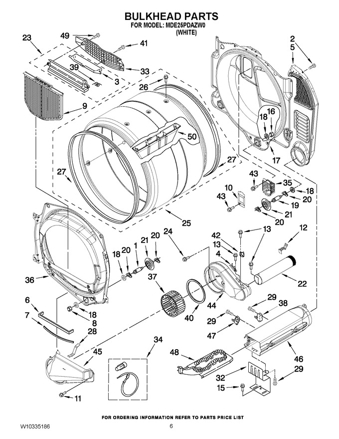 Diagram for MDE25PDAZW0