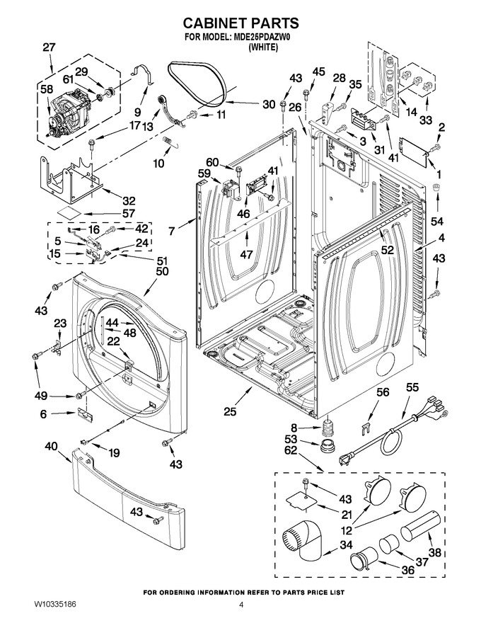 Diagram for MDE25PDAZW0