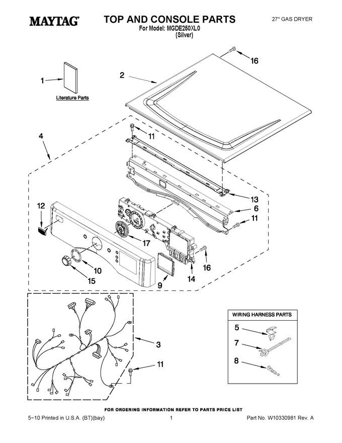 Diagram for MGDE250XL0