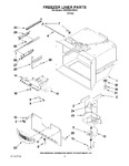 Diagram for 02 - Freezer Liner Parts