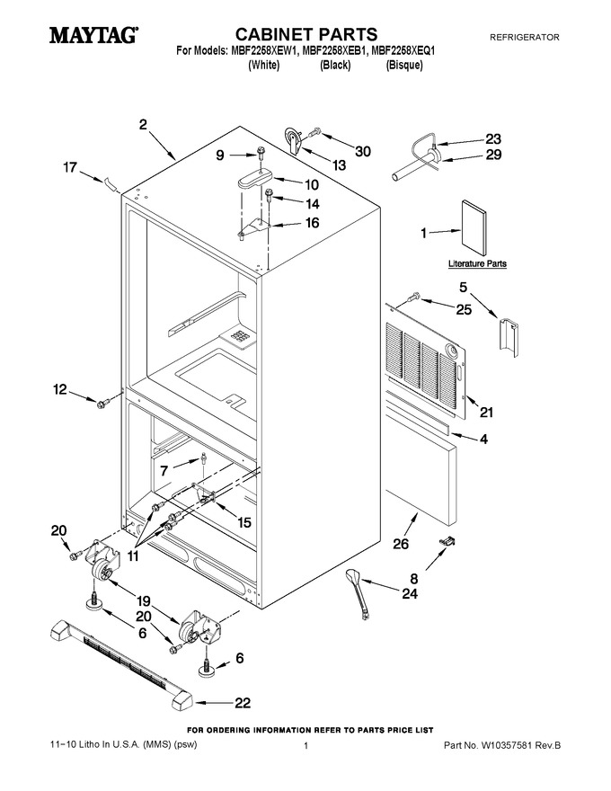 Diagram for MBF2258XEB1